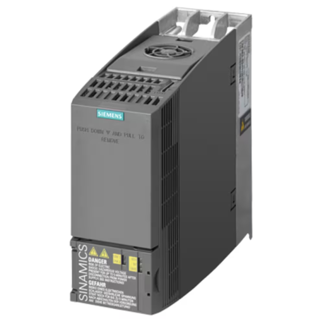 INVERSOR DE FREQUENCIA TRIFASICO SINAMICS G120C 380-480V 3KW 7,3A PROFINET COM FILTRO 6SL3210-1KE17-5AF1 - INSTRUFIBER