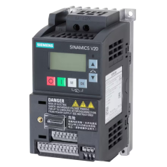 INVERSOR DE FREQUENCIA MONOFASICO SINAMICS V20 200-240V 0,37 KW 2,3 A 6SL3210-5BB13-7UV1 - INSTRUFIBER