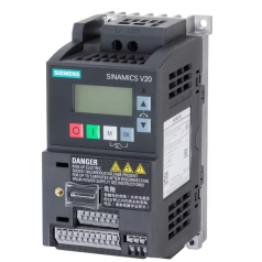 INVERSOR DE FREQUENCIA MONOFASICO SINAMICS V20 200-240V 0,55 KW 3,2 A 6SL3210-5BB15-5UV1 - INSTRUFIBER