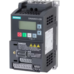 INVERSOR DE FREQUENCIA MONOFASICO SINAMICS V20 200-240V 0,55 KW 3,2 A RFI 6SL3210-5BB15-5BV1 - INSTRUFIBER