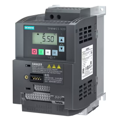 INVERSOR DE FREQUENCIA MONOFASICO SINAMICS V20 200-240V 1,1 KW 6A RFI 6SL3210-5BB21-1BV1 - INSTRUFIBER