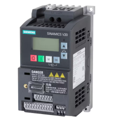 INVERSOR DE FREQUENCIA MONOFASICO SINAMICS V20 200-240V 0,75 KW 4,2 A RFI 6SL3210-5BB17-5BV1 -  INSTRUFIBER