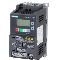 INVERSOR DE FREQUENCIA MONOFASICO SINAMICS V20 200-240V 0,75 KW 4,2 A RFI 6SL3210-5BB17-5BV1 -  INSTRUFIBER
