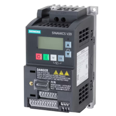 INVERSOR DE FREQUENCIA MONOFASICO SINAMICS V20 200-240V 0,25 KW 1,7 A RFI 6SL3210-5BB12-5BV1 - INSTRUFIBER