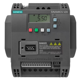 INVERSOR DE FREQUENCIA TRIFASICO SINAMICS V20 380-480V 11 KW 25 A RFI 6SL3210-5BE31-1CV0 - INSTRUFIBER