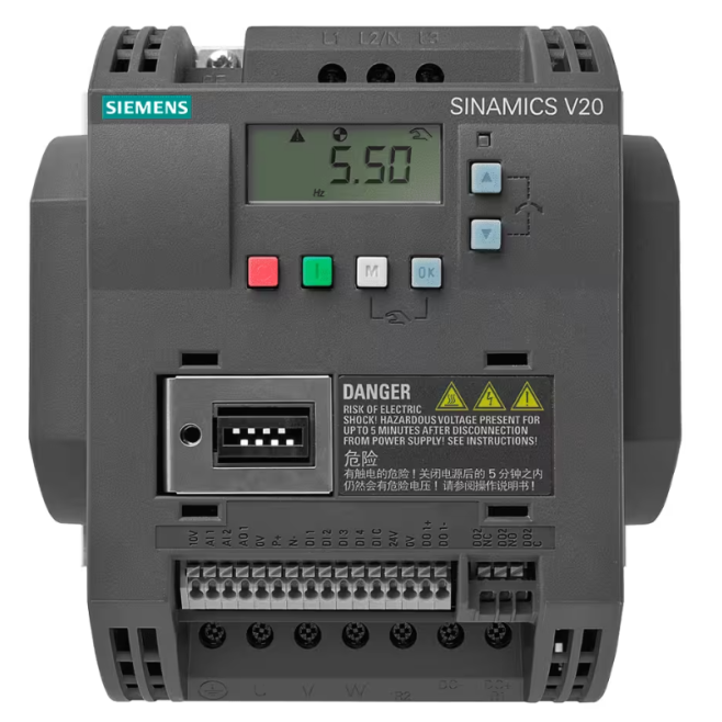 INVERSOR DE FREQUENCIA TRIFASICO SINAMICS V20 380-480V 11 KW 25 A 6SL3210-5BE31-1UV0  - INSTRUFIBER