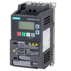 INVERSOR DE FREQUENCIA MONOFASICO SINAMICS V20 200-240V 0,25 KW 1,7 A 6SL3210-5BB12-5UV1 - INSTRUFIBER