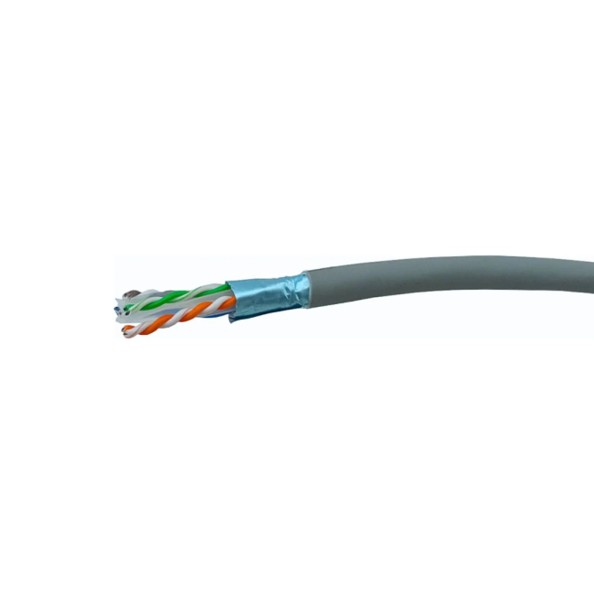 Cabo de Rede CAT6A Blindado Cinza Siemon 9A6L4-A5-04 - INSTRUFIBER Cabo de Rede CAT6A Blindado Cinza Siemon 9A6L4-A5-04 - INSTRUFIBER