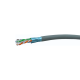 Cabo de Rede CAT6A Blindado Cinza Siemon 9A6L4-A5-04 - INSTRUFIBER Cabo de Rede CAT6A Blindado Cinza Siemon 9A6L4-A5-04 - INSTRUFIBER