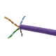 Cabo de Rede Cat6 Lilas UTP Siemon 24AWG LSZH - INSTRUFIBER