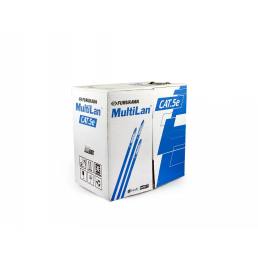 CABO MULTILAN U/UTP 24AWGX4P CAT.5E CMX Azul ROHS (CAIXA 305M) - INSTRUFIBER