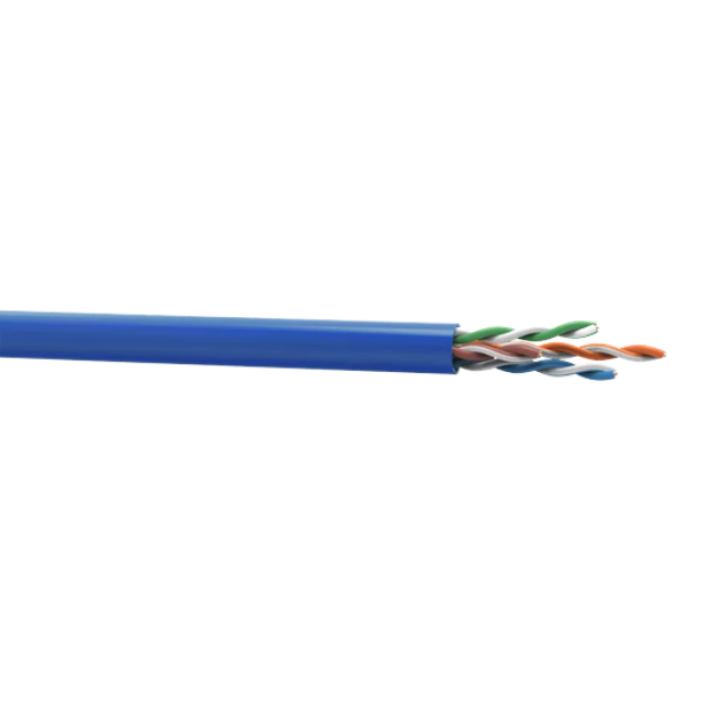 CABO MULTILAN U/UTP 24AWGX4P CAT.5E CMX Azul ROHS (CAIXA 305M) - INSTRUFIBER