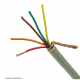 Cabo Manga 5x26AWG Blindado em Malha BT Bege - INSTRUFIBER