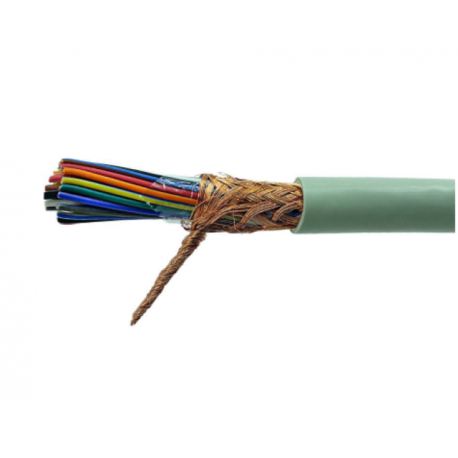 Cabo Manga 36x26AWG Blindado em Malha BT Bege - INSTRUFIBER