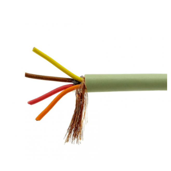 Cabo Manga 4x22AWG Blindado em Malha BT Bege - INSTRUFIBER