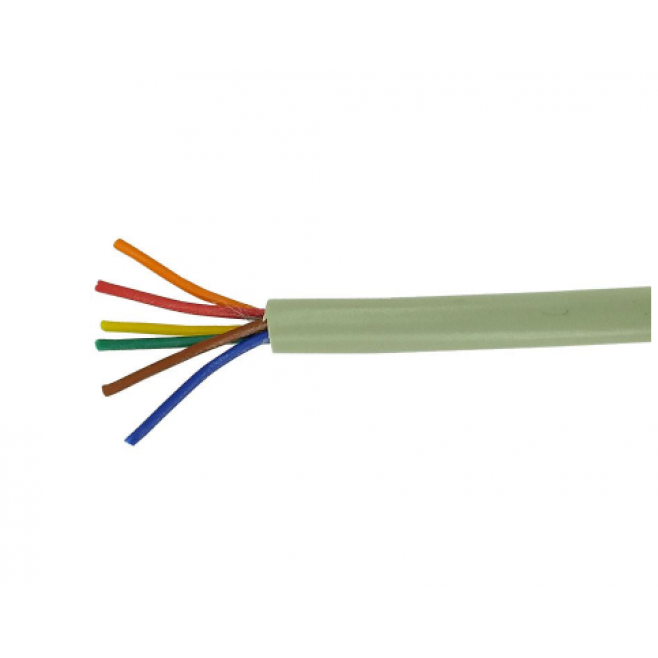 Cabo Manga 6x26 AWG Sem Blindagem SB Bege - INSTRUFIBER