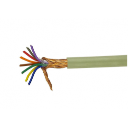 Cabo Manga 8x26 AWG Blindado em Malha BT Bege - INSTRUFIBER