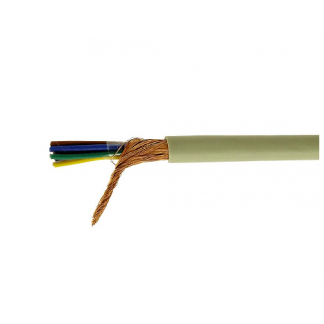 Cabo Manga 6x26 AWG Blindado em Malha BT Bege - INSTRUFIBER