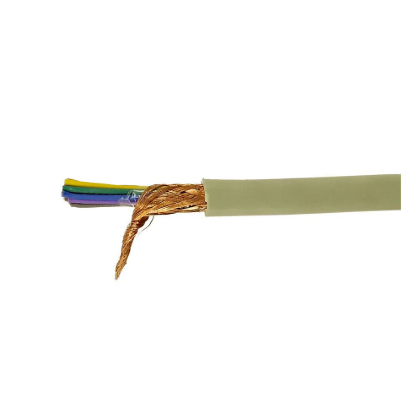 Cabo Manga 10x26 AWG Blindado em Malha BT Bege - INSTRUFIBER