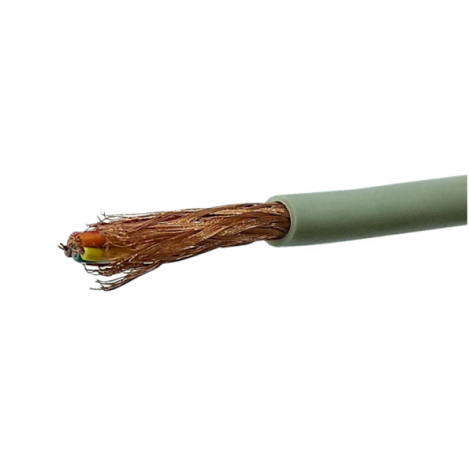 Cabo Manga 5x26AWG Blindado em Malha BT Bege - INSTRUFIBER