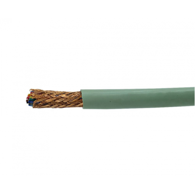 Cabo Manga 36x26AWG Blindado em Malha BT Bege - INSTRUFIBER