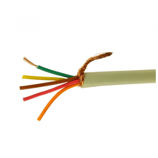 Cabo Manga 5x22AWG Blindado em Malha BT Bege - INSTRUFIBER