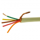 Cabo Manga 5x22AWG Blindado em Malha BT Bege - INSTRUFIBER