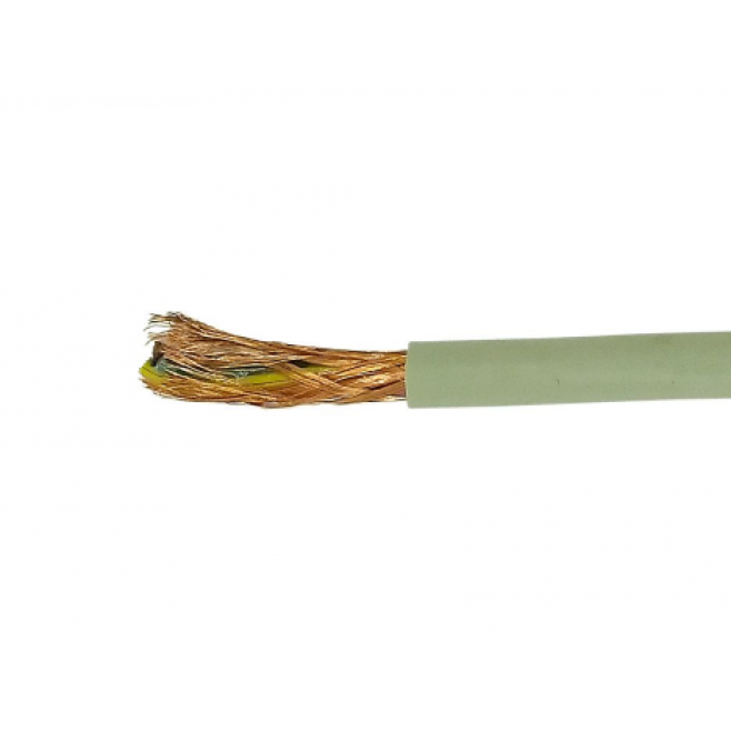 Cabo Manga 6x22 AWG Blindado em Malha BT Bege - INSTRUFIBER