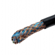 Cabo de Rede CAT6 STP Blindado Gigabit Preto (ALUMÍNIO COBREADO) - INSTRUFIBER