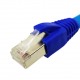 Patch Cord CAT6A AMP Commscope Blindado F/UTP Azul - INSTRUFIBER