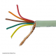 Cabo Manga 5x26AWG Blindado em Malha BT Bege - INSTRUFIBER