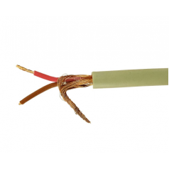 Cabo Manga 2x22 AWG Blindado em Malha BT Bege - INSTRUFIBER