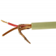 Cabo Manga 2x22 AWG Blindado em Malha BT Bege - INSTRUFIBER