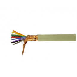 Cabo Manga 10x26 AWG Blindado em Malha BT Bege - INSTRUFIBER