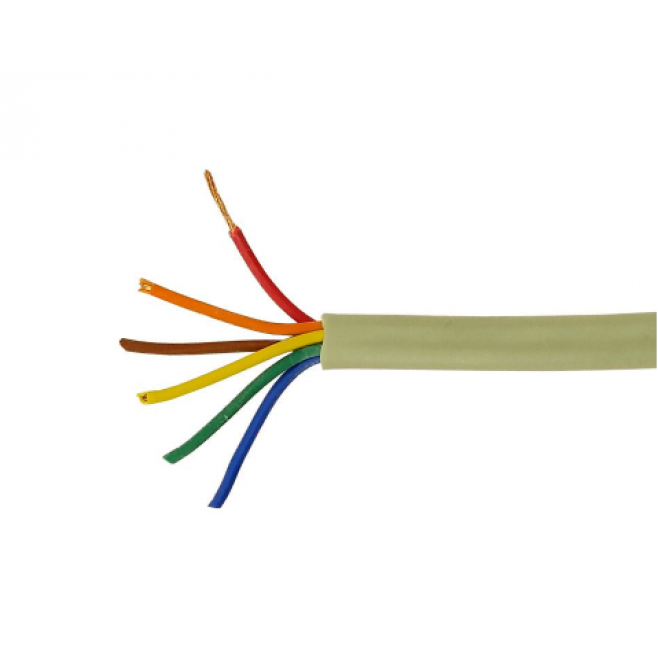 Cabo Manga 6x22 AWG Sem Blindagem SB Bege - INSTRUFIBER