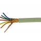 Cabo Manga 6x22 AWG Blindado em Malha BT Bege - INSTRUFIBER