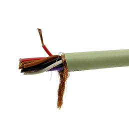 Cabo Manga 12x22AWG Blindado em Malha BT Bege - INSTRUFIBER