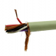 Cabo Manga 12x22AWG Blindado em Malha BT Bege - INSTRUFIBER