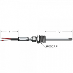 TM-201 - TERMOPAR ISOLAÇÃO MINERAL - INSTRUFIBER