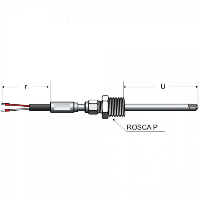 TM-201 - TERMOPAR ISOLAÇÃO MINERAL - INSTRUFIBER