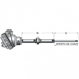 TM-210 - TERMOPAR ISOLAÇÃO MINERAL - INSTRUFIBER