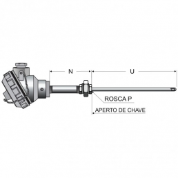 TM-211 - TERMOPAR ISOLAÇÃO MINERAL - INSTRUFIBER