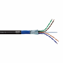 CABO LAN FTP CAT5E 4 PARES- DUPLA CAPA BLINDADO COPPERLAN - PRETO - (VENDA POR METRO) - INSTRUFIBER