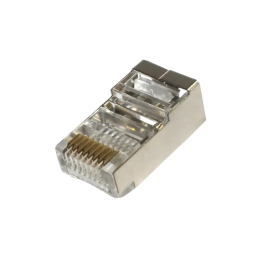 CONECTOR MACHO RJ45 CAT 6 BLINDADO  - INSTRUFIBER