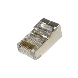 Conector Modular Plug ( CY ) - RJ45 Blindado Cat.5e - INSTRUFIBER