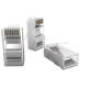 CONECTOR RJ-45 MACHO DE PASSAGEM CAT.6 P/ CABO SOLIDO SOHOPLUS - INSTRUFIBER