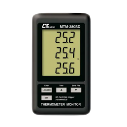 Registrador de Dados Datalogger de Temperatura com 3 Canais MTM-380 - INSTRUFIBER