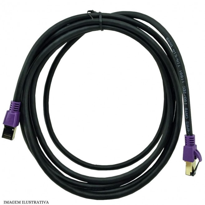 Cabo de Rede CAT8 Blindado SFTP 2000MHZ 26AWG - INSTRUFIBER