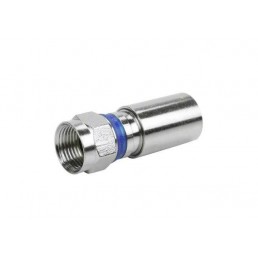 CONECTOR F RG 6 COMPRESSAO UNIDADE - INSTRUFIBER