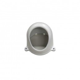 PROTETOR CAMERA DOME SEM ACOPLADOR BRANCO - INSTRUFIBER